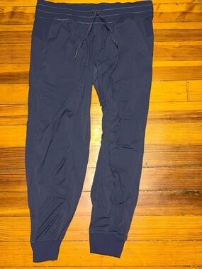 Lululemon dance studios in color nightfall (around 27 inseam)